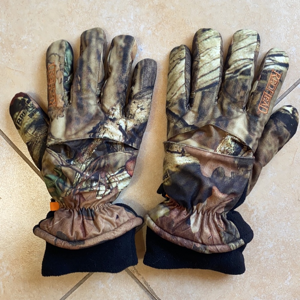 NEW RedHead Mens Camo gloves XL